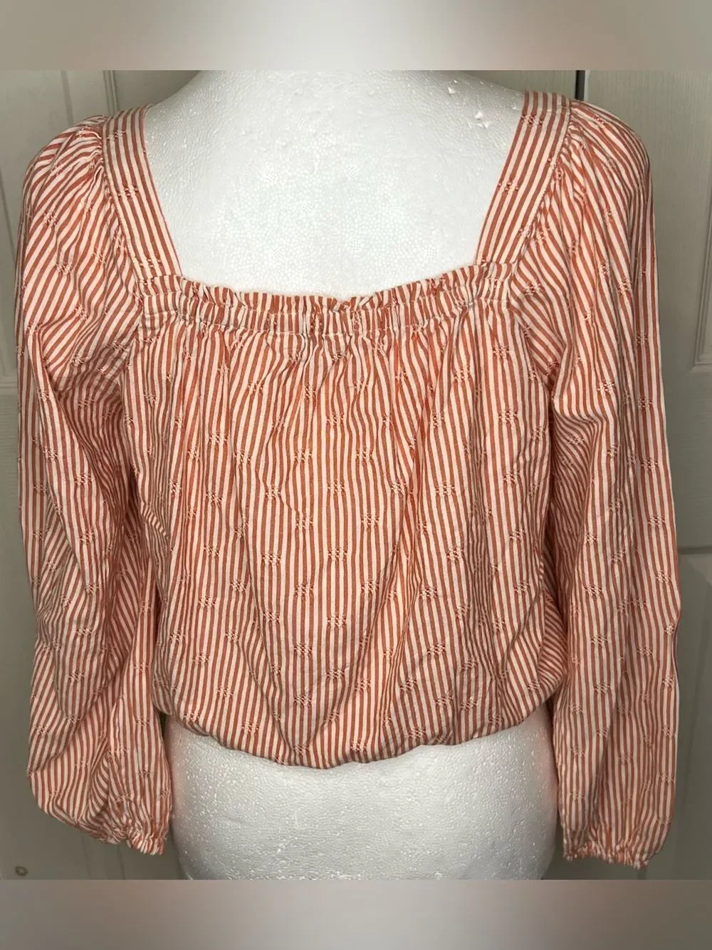 Madewell orange white