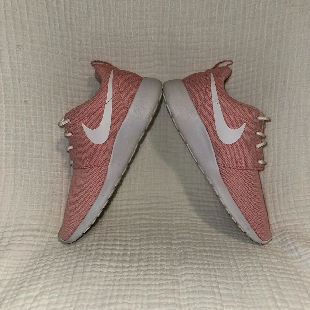 Nike‎ Pink and White Dunk Low Sneakers