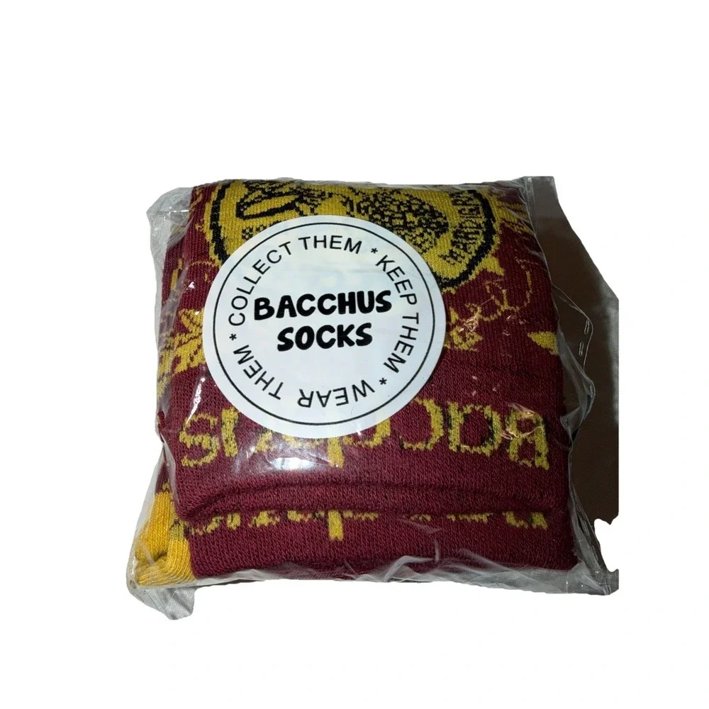 NEW 2025 Krewe of Bacchus Bacchaneers Socks Mardi Gras New Orleans Parade Float‎