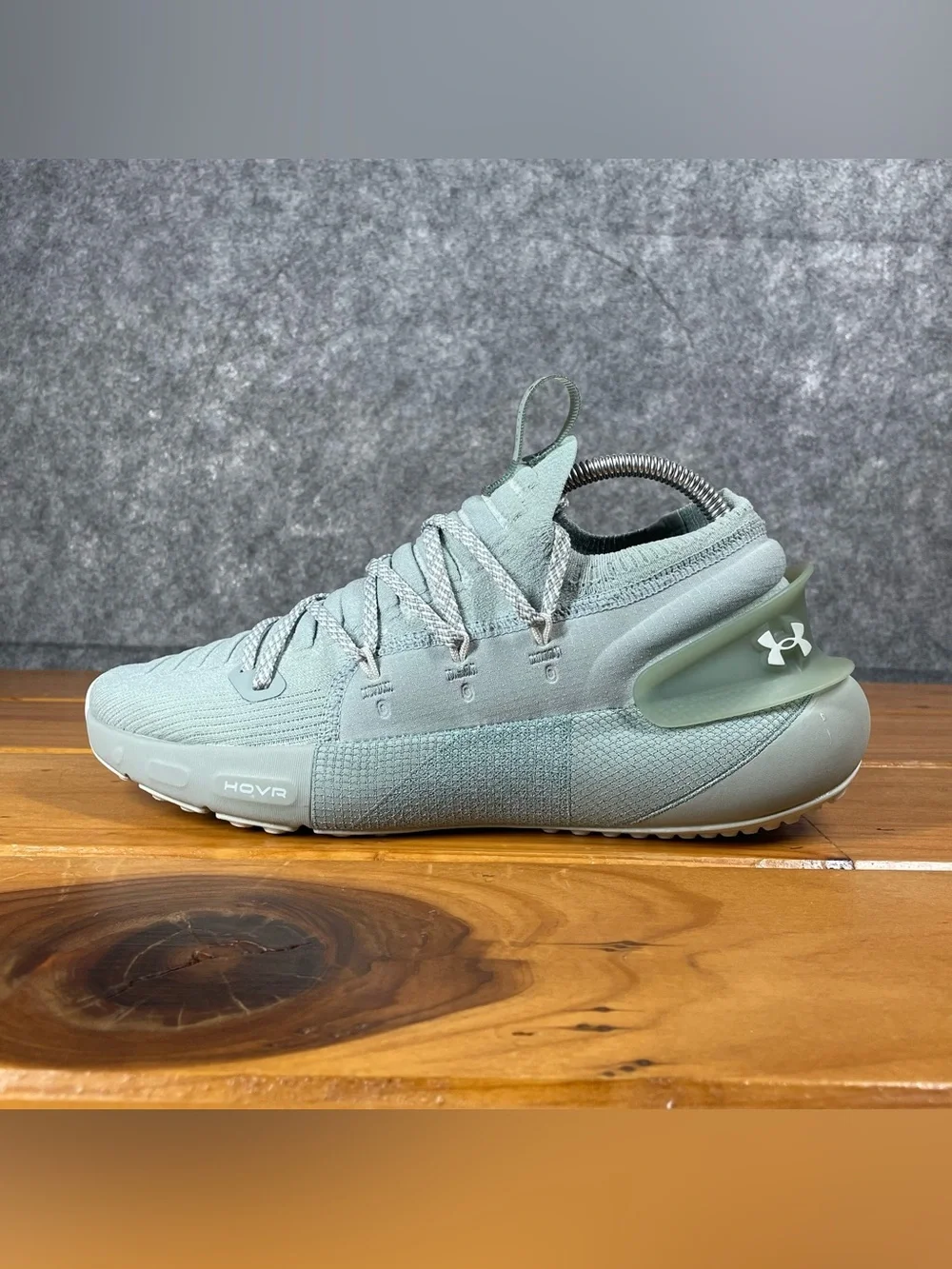 Under Armour HOVR Phantom 3 Mens Size 8.5 Opal Green Running Shoes 3025516-304
