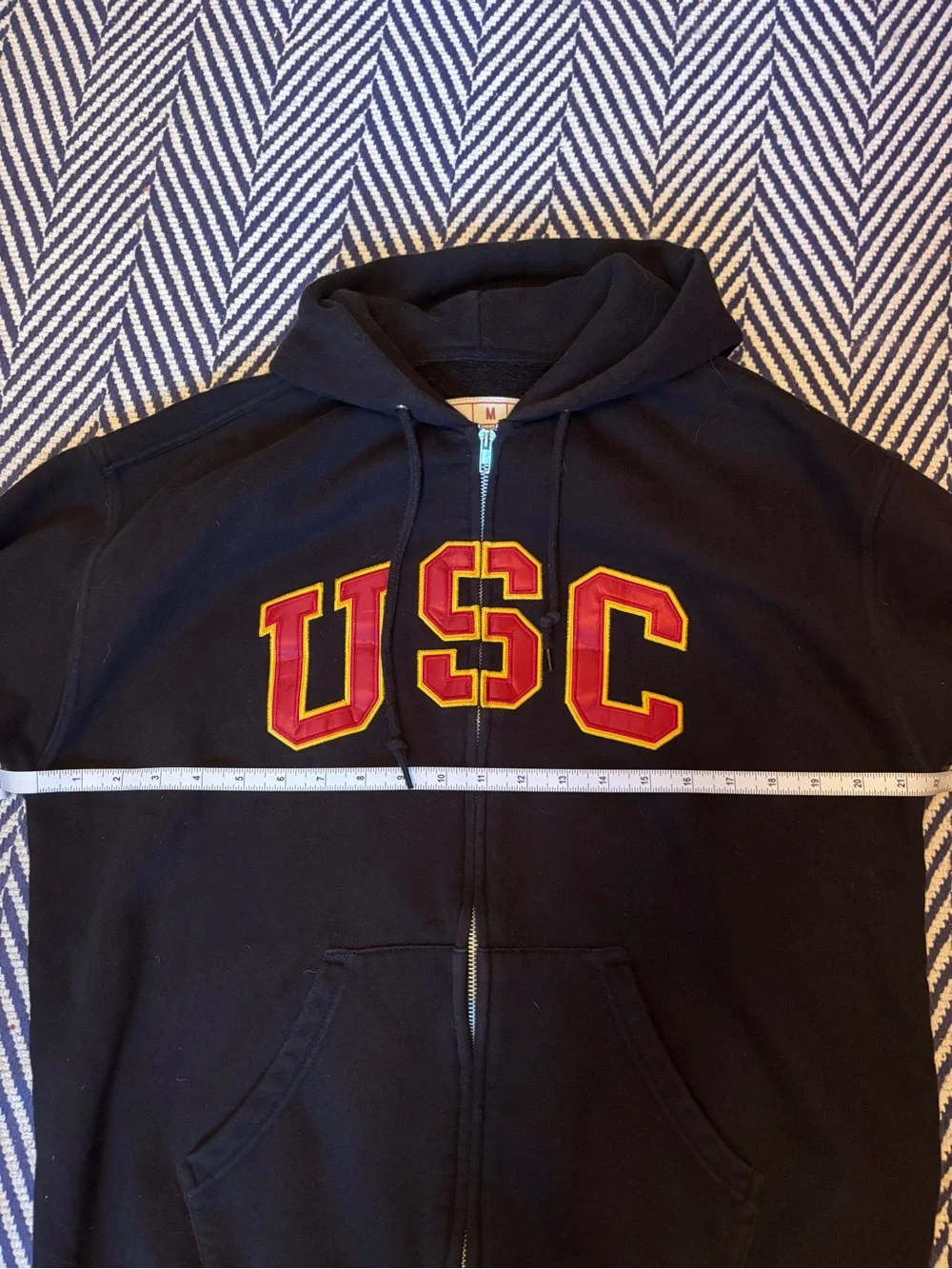 USC Official Bookstore Black Zip-Up Hoodie