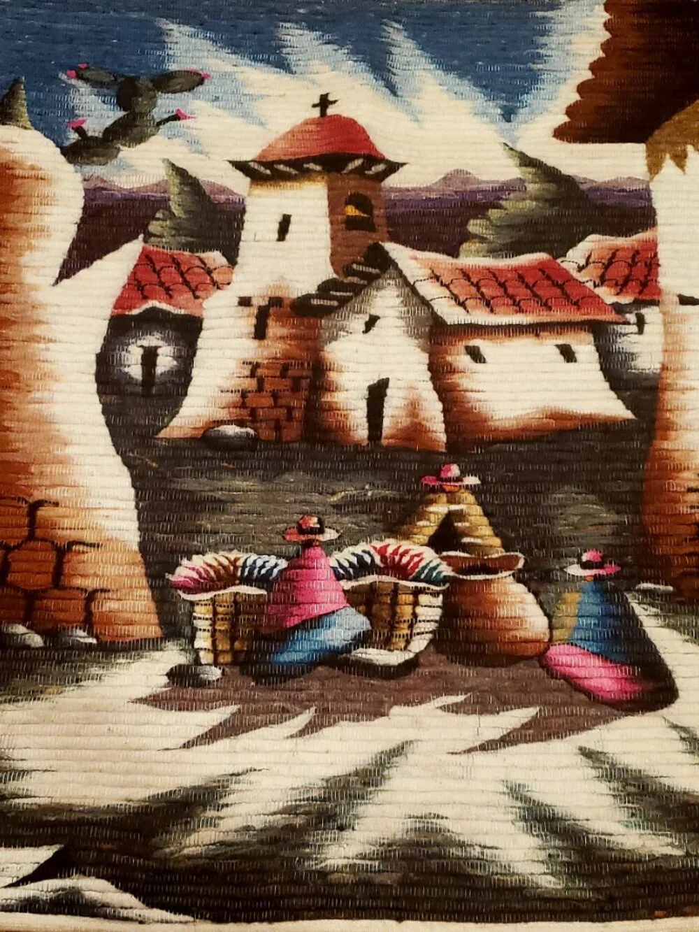 Handmade handwoven andean