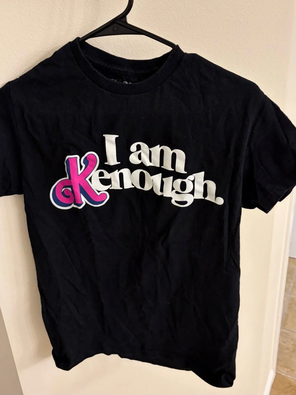 Kids Black Graphic Tee - 
