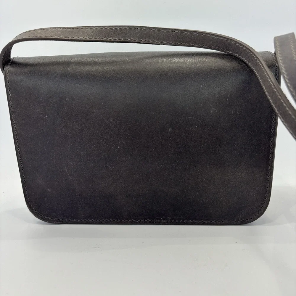 Most Wanted USA Tooled Leather Handcrafted Grey Crossbody Handbag Purse NWT‎