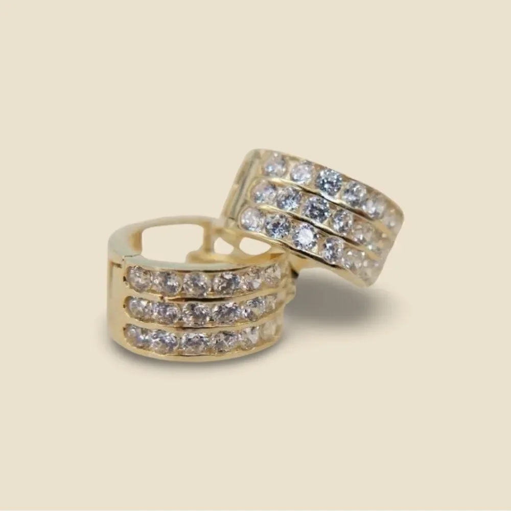 14k Solid Gold 5 mm Thickness and 11 mm diameter | Birthday Gift | Solid Gold |