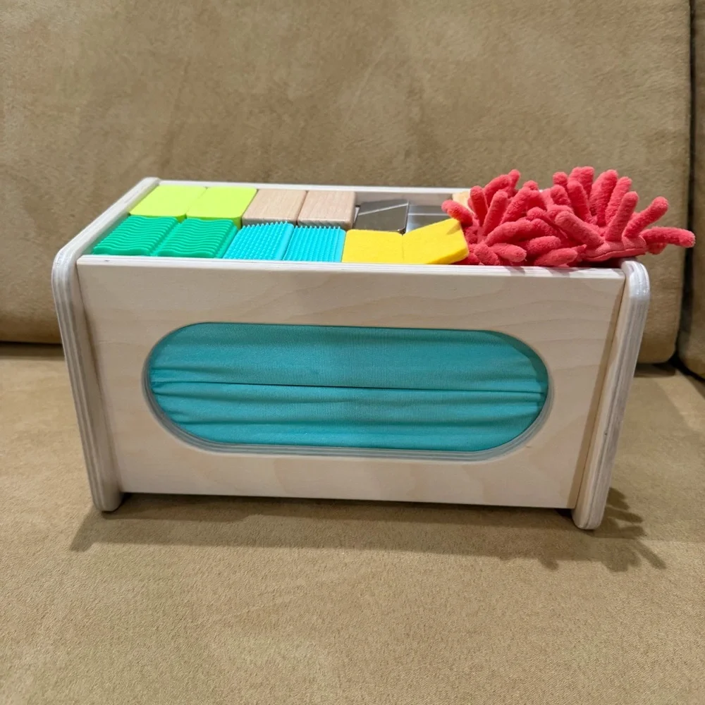 Lovevery Montessori Colorful Sensory Box from the Playkits