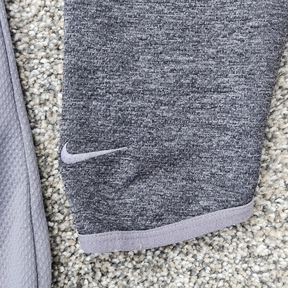 Nike Dri-Fit Golf Tour Performance 1/4 Zip Gray Stretch Pullover Shirt Womens XL