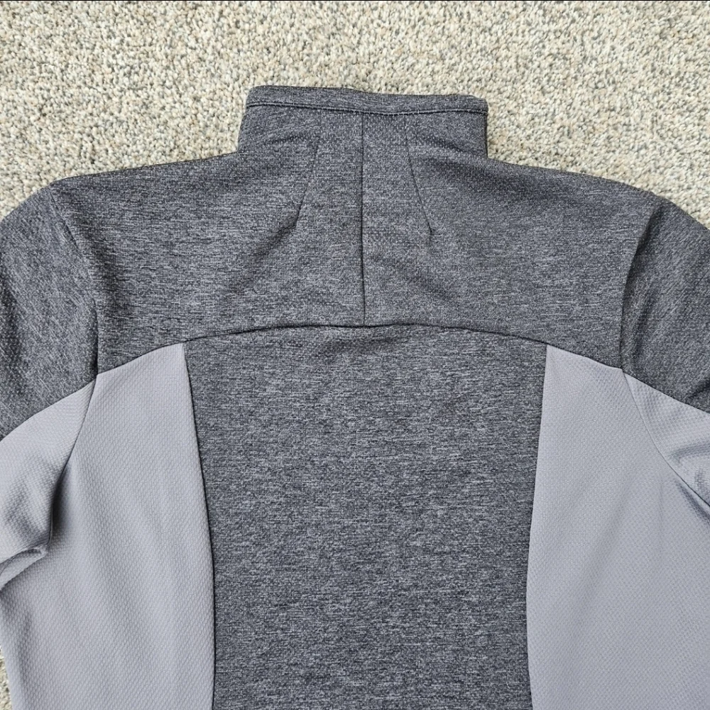 Nike Dri-Fit Golf Tour Performance 1/4 Zip Gray Stretch Pullover Shirt Womens XL