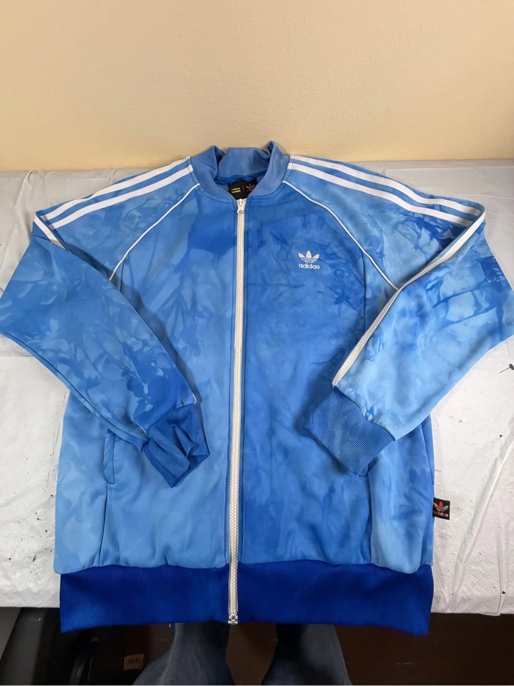 Adidas Pharrell Williams‎ Humanrace Hu Holi Blue Track Jacket Size Large