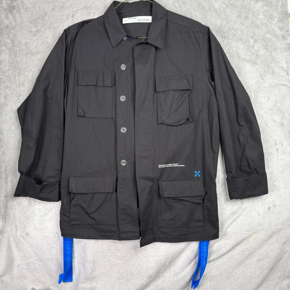 OFF-WHITE c/o VIRGIL ABLOH Australia Limited Edition Black Utility‎ Jacket