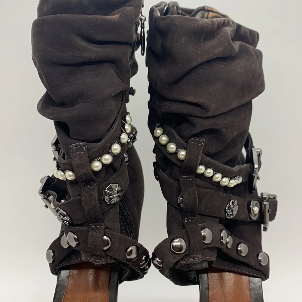SCHUTZ be buckle pearl