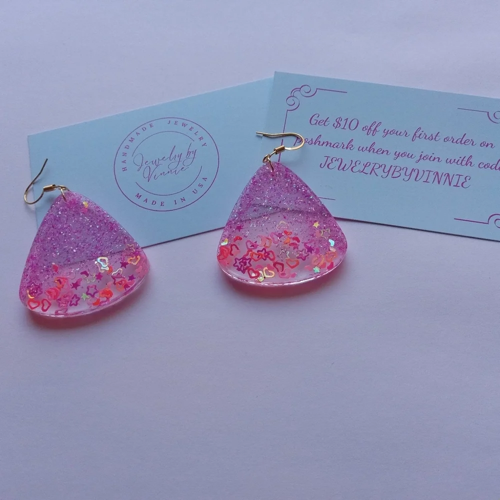 Hand Crafted Barbie's Dreams Collection Earrings