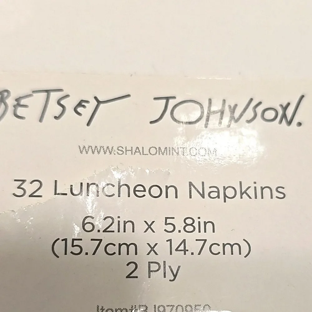 Betsey Johnson new specs
