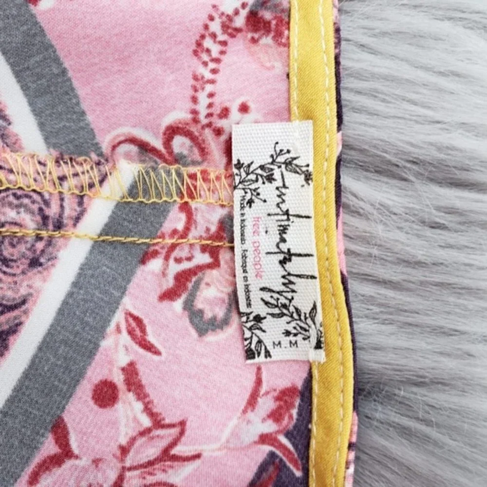 Free People floral neck