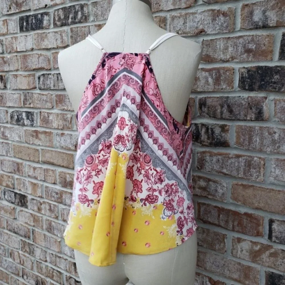 Free People floral neck