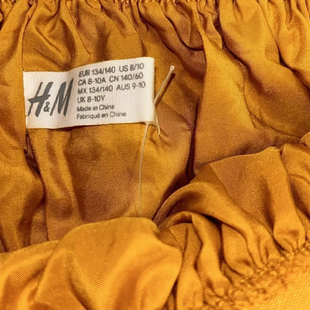 H&M yellow tulle styling