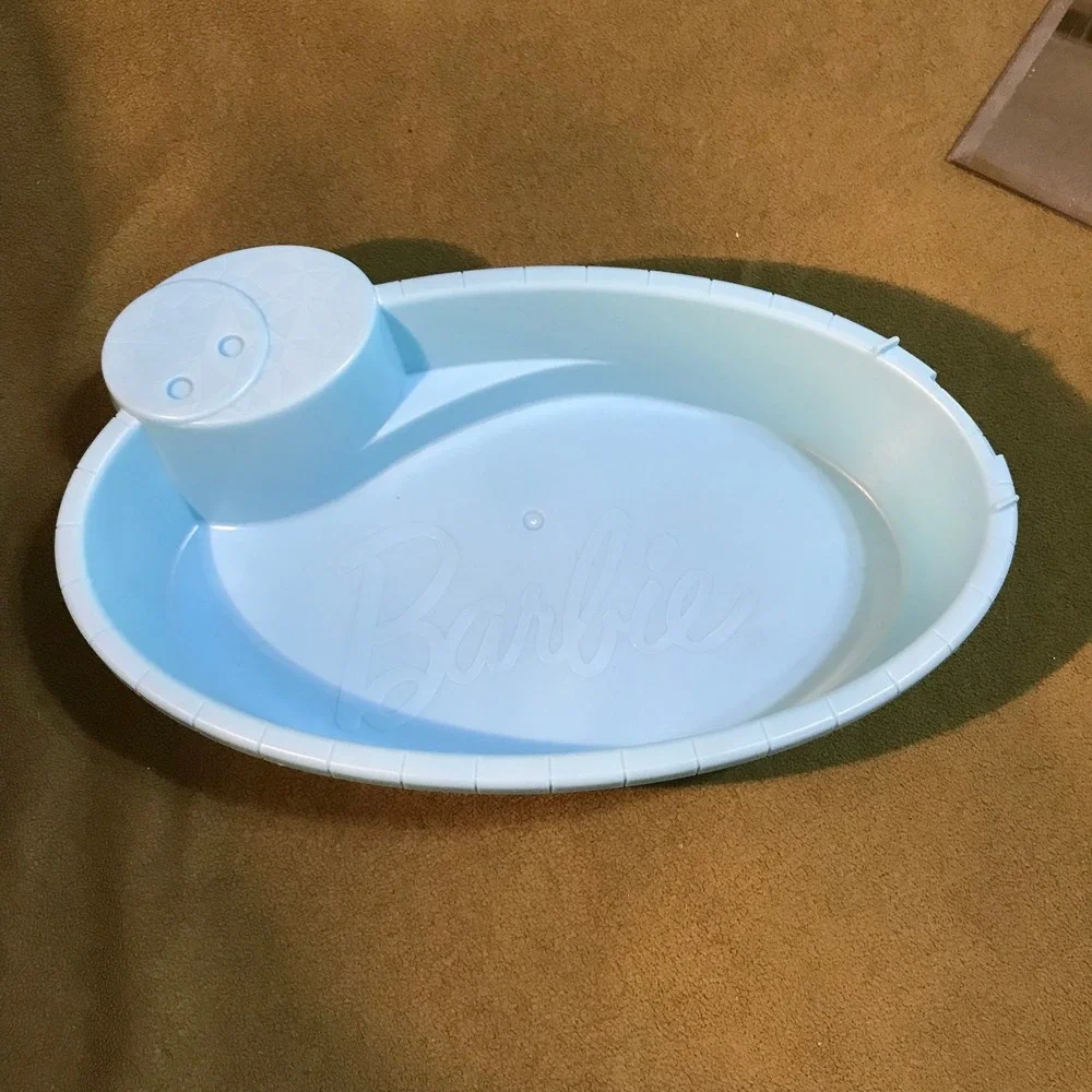 Mattel Barbie Doll Replacement‎ Part Swimming Pool Tub Blue 2019 NO Slide