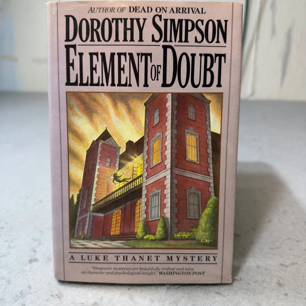 Element of‎ Doubt Dorothy Simpson Luke Thanet Mystery Hardcover 1987 0684188856
