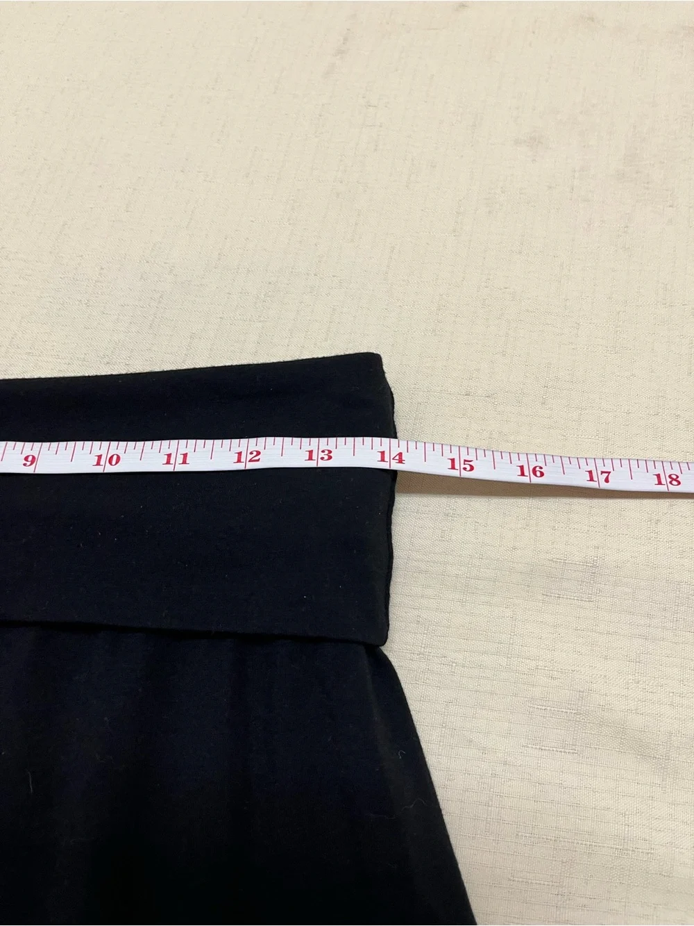 Splendid M black fold over Pima cotton stretch modal maxi skirt