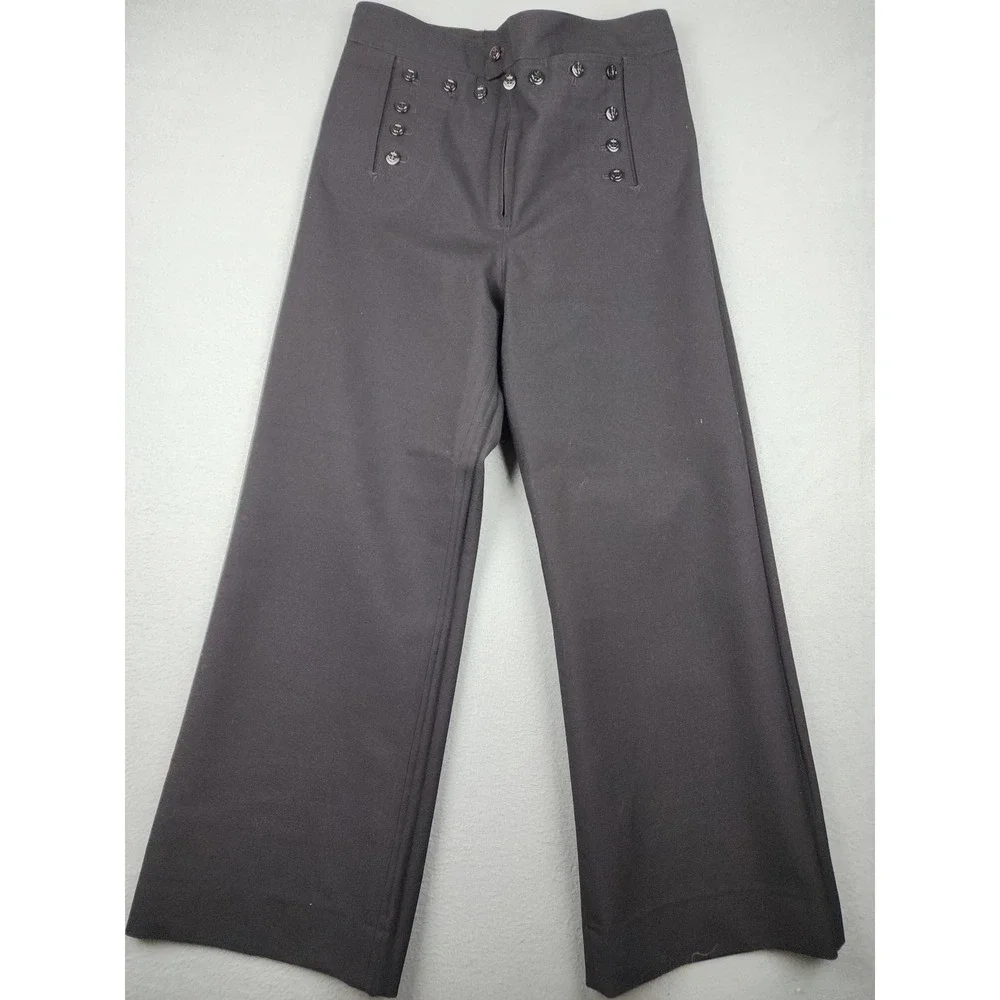 US Navy Sailer Cracker Jack Pants Mens 32R Dress Uniform Wide Leg 13 Button