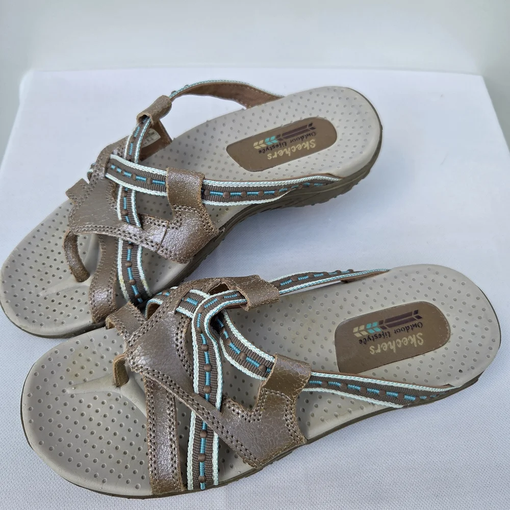 Skechers Reggae Soundstage Slide Sandal Size-8