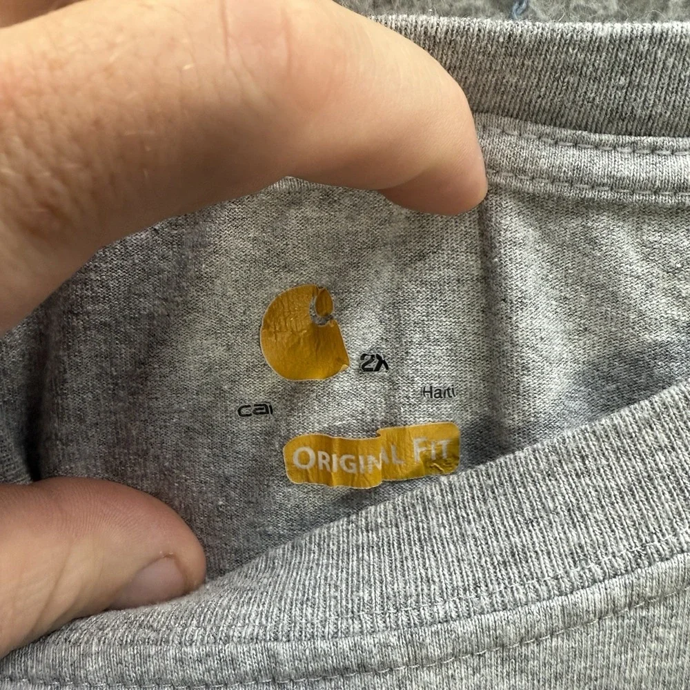 Carhartt size tag