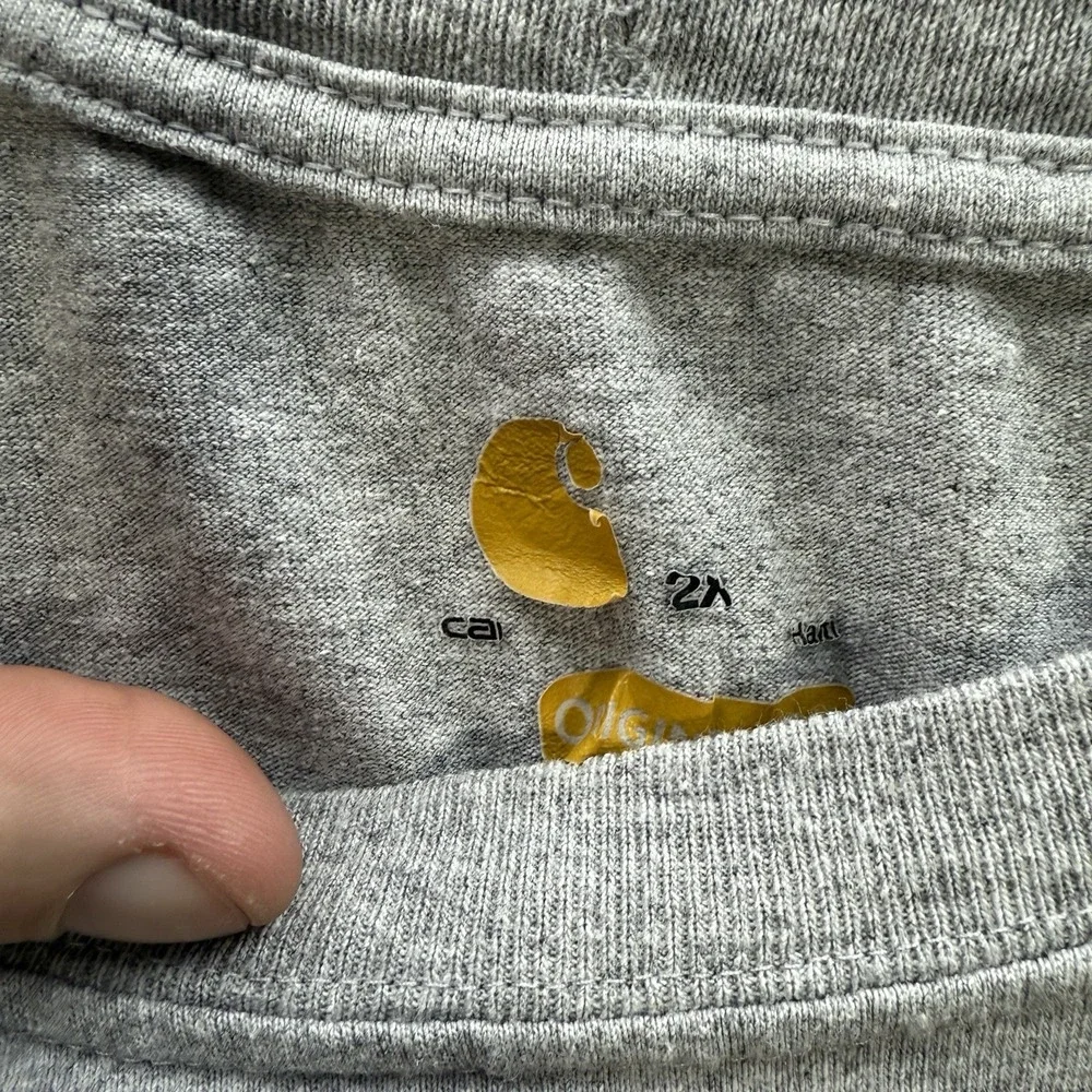 Carhartt size tag