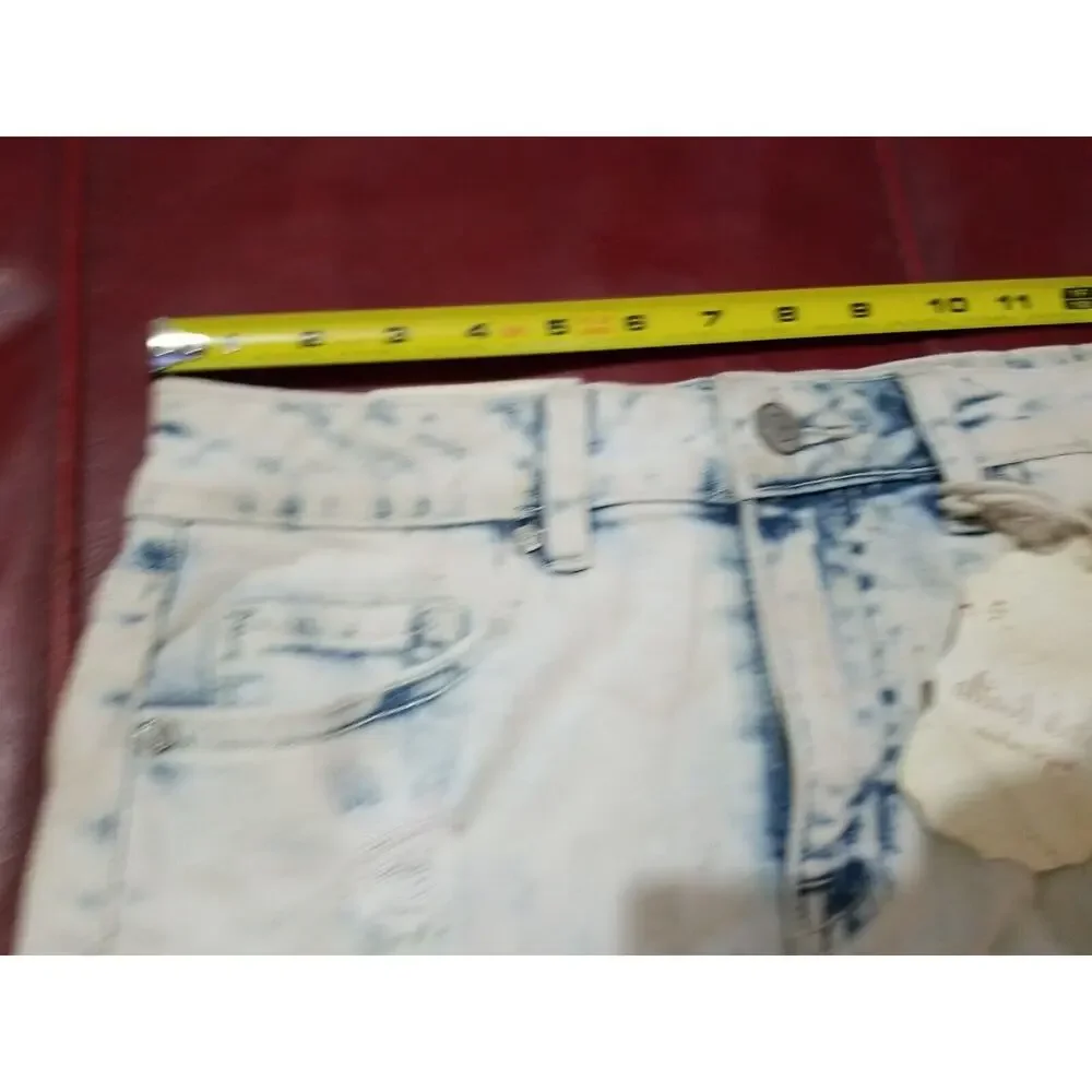 Altarid State Womens‎ Cloud Discolored Frayed Short Cloud Wash Boho 26