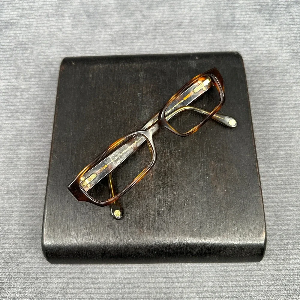 Chanel 3075-B c.502 Tortoise Crystal CC Logo Eyeglasses Frames Italy 51-17-135