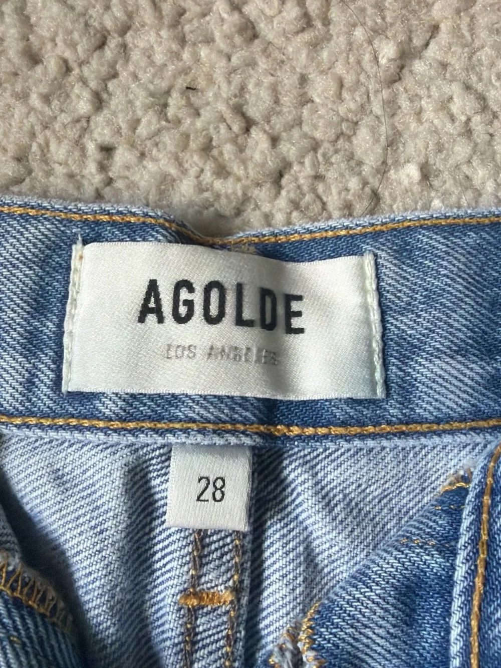 Agolde light wash