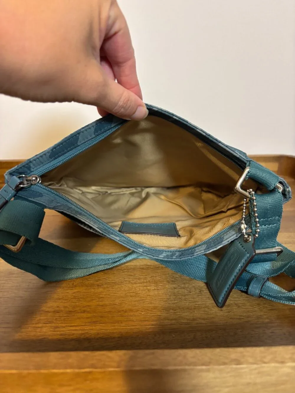 Coach getaway teal
