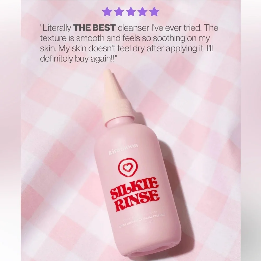 🌸 KIRAMOON Silkie Rinse Gentle Hydrating Facial Cleanser