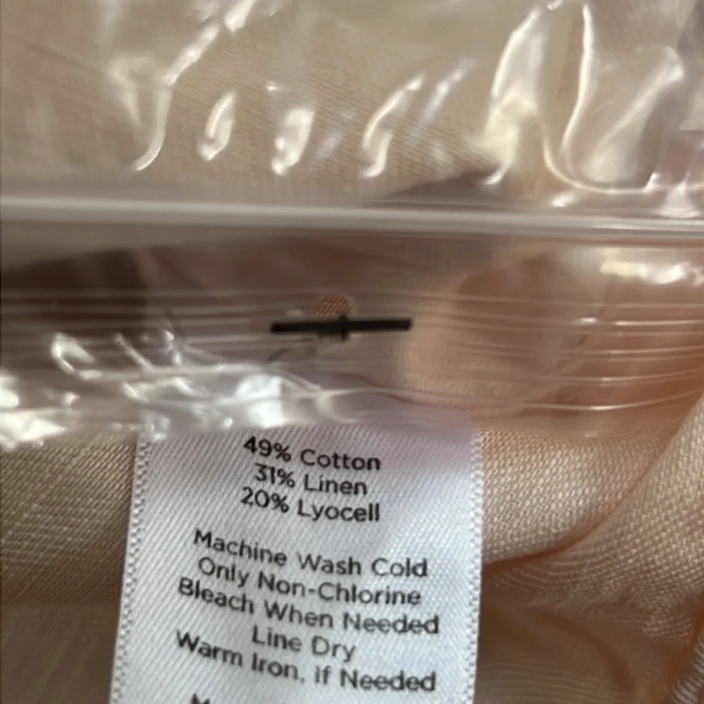 Talbots SZ 16, pale blush cotton light weight spring/summer jacket.