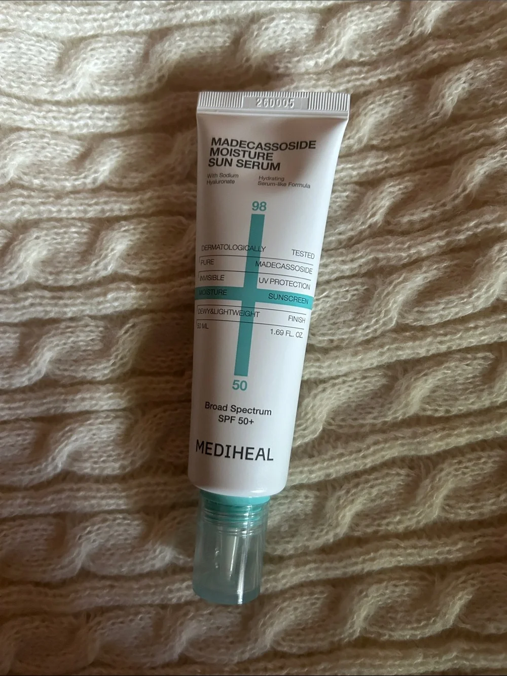 Mediheal Madecassoside Moisture Sun Serum SPF 50+ – 50 ml