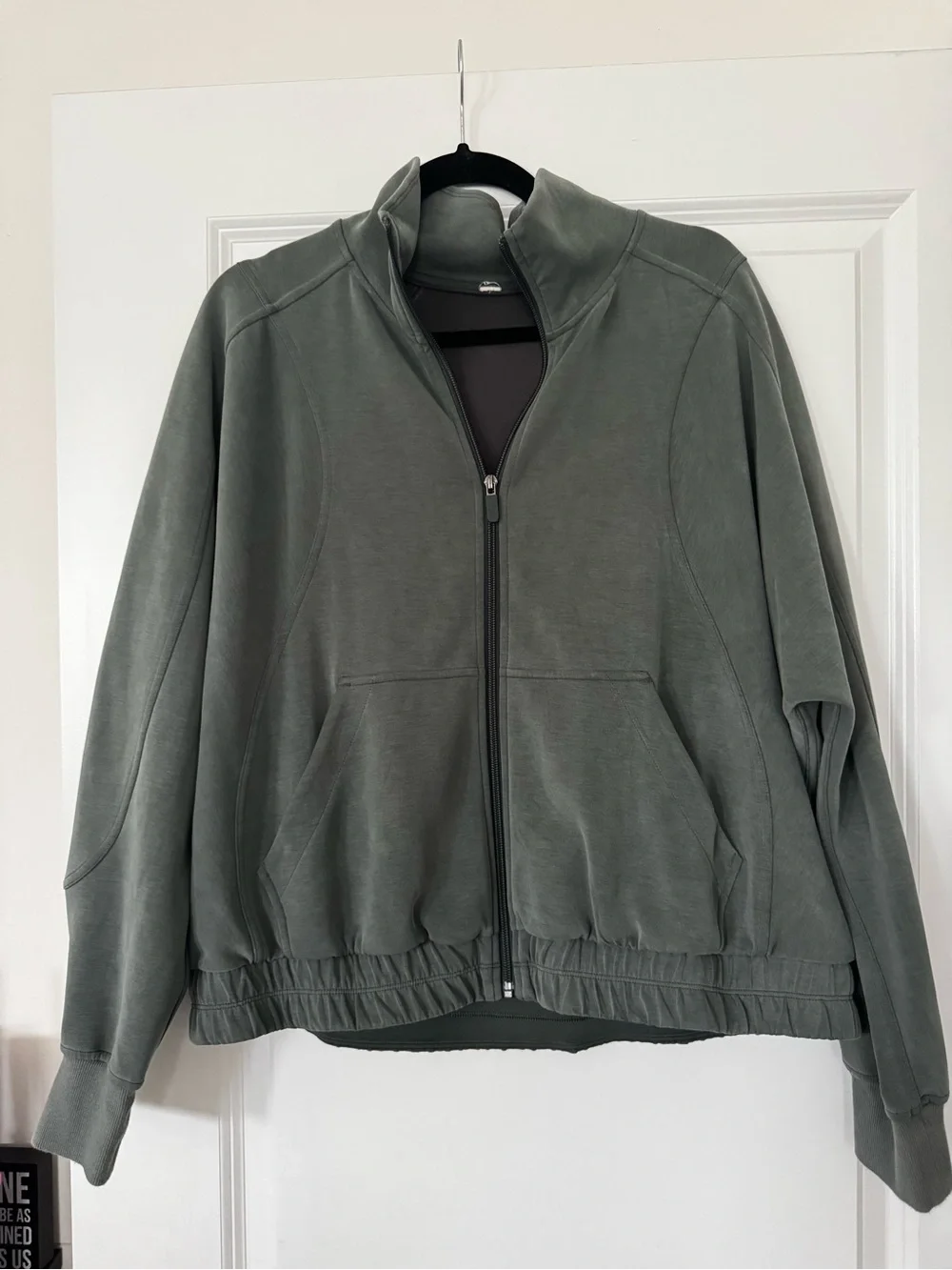 lululemon athletica Olive Green Bomber Jacket