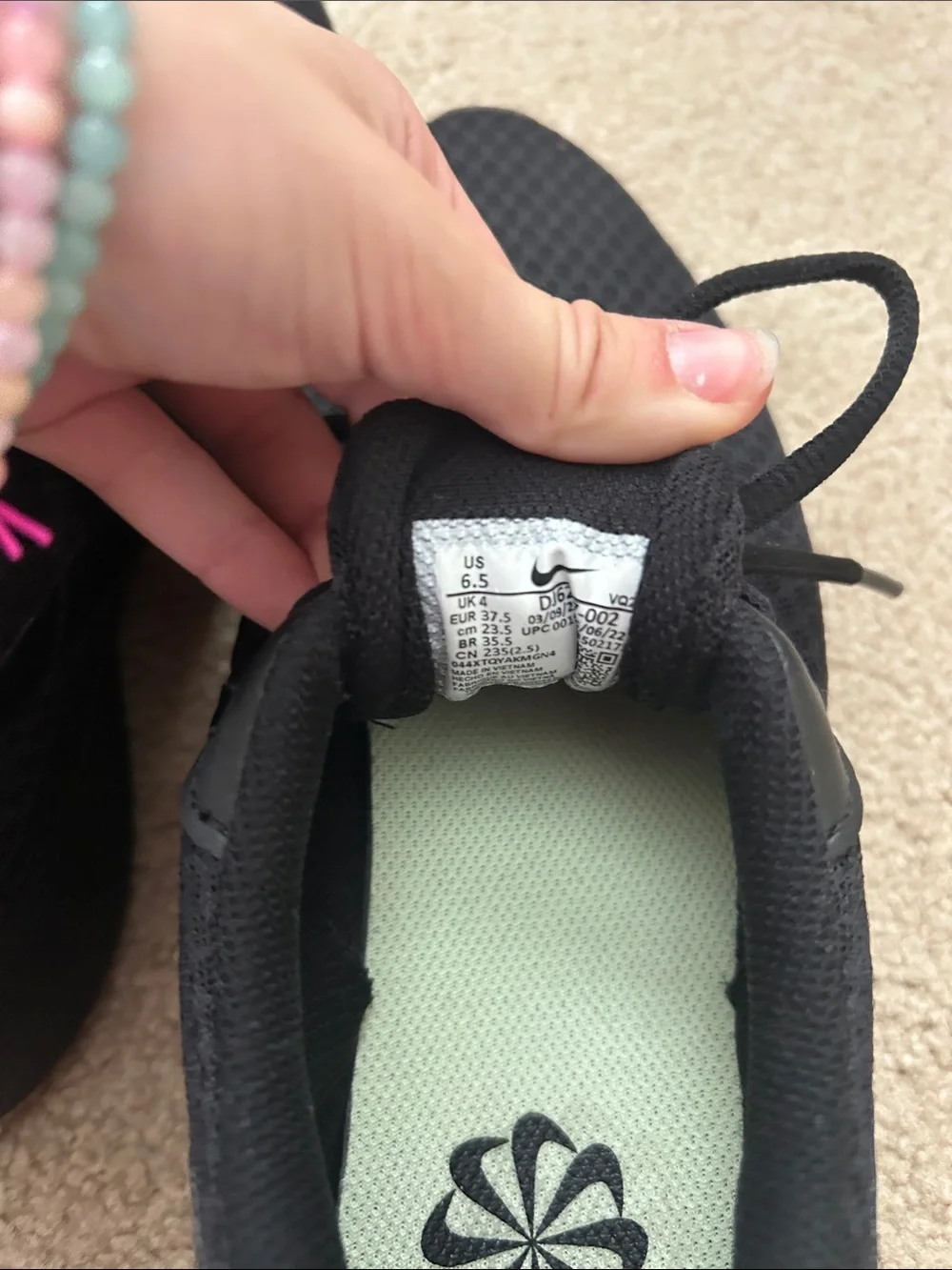 Nike breathable mesh