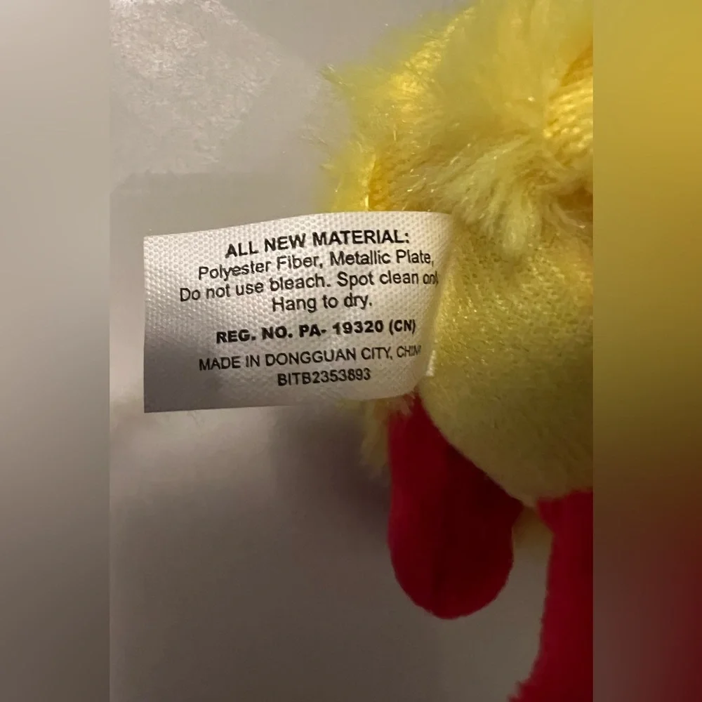 Disney included box plush