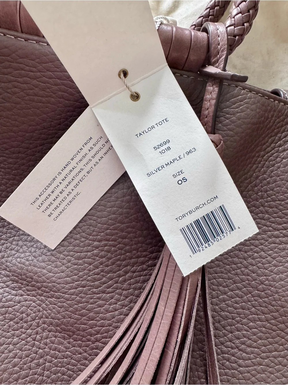 Tory Burch Brown Leather Taylor Tote