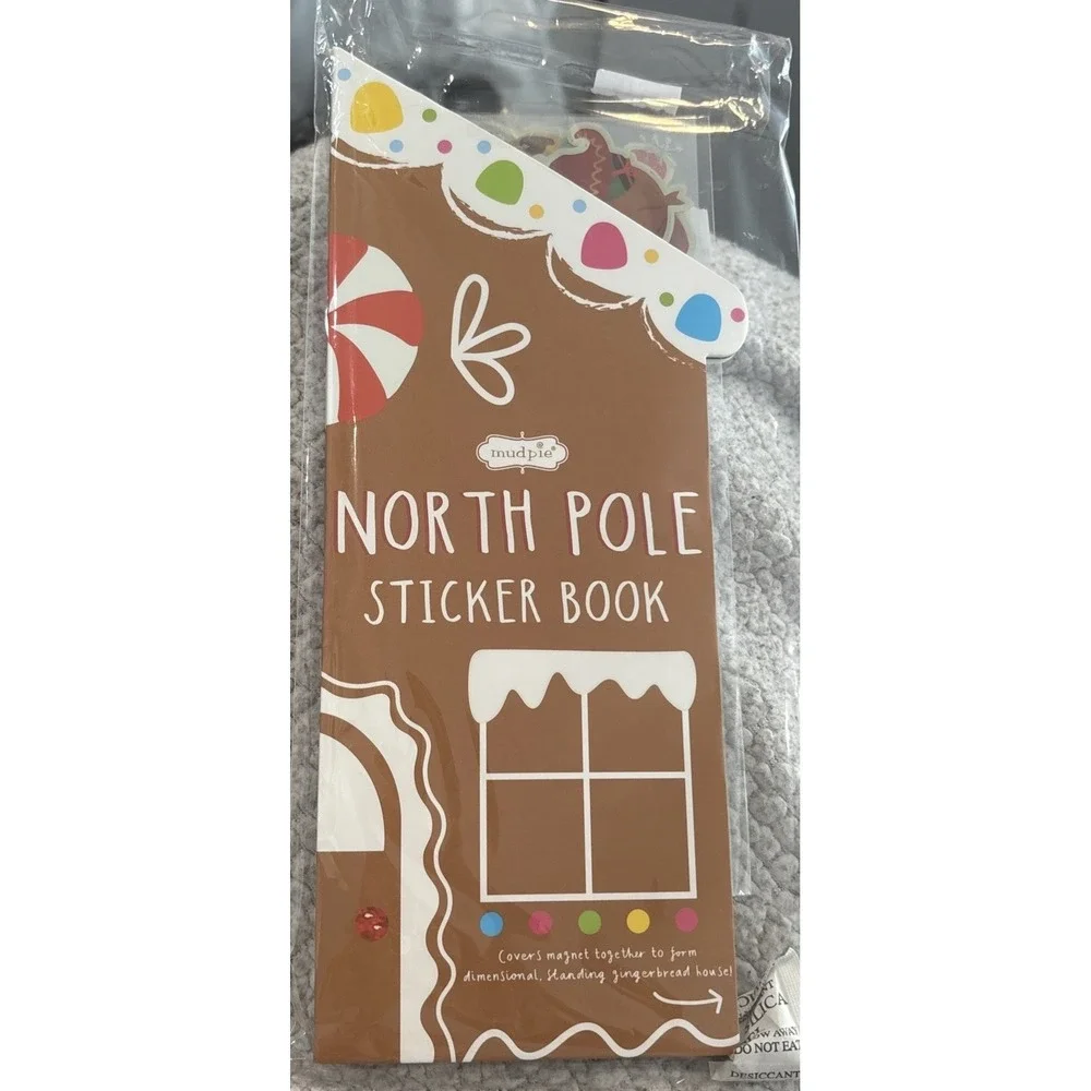 Mud Pie North Pole Sticker Book, Christmas Stocking Stuffer Idea