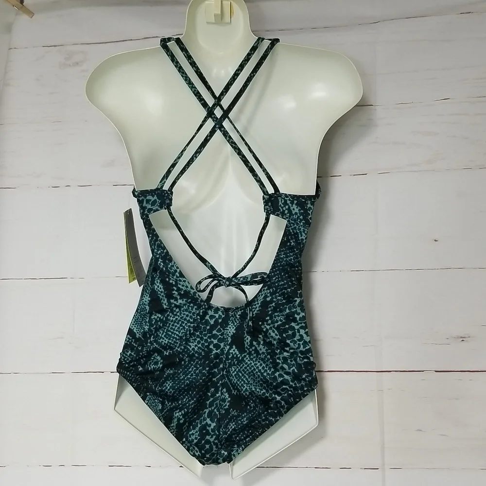 All In Motion One Piece Swimsuit Teal