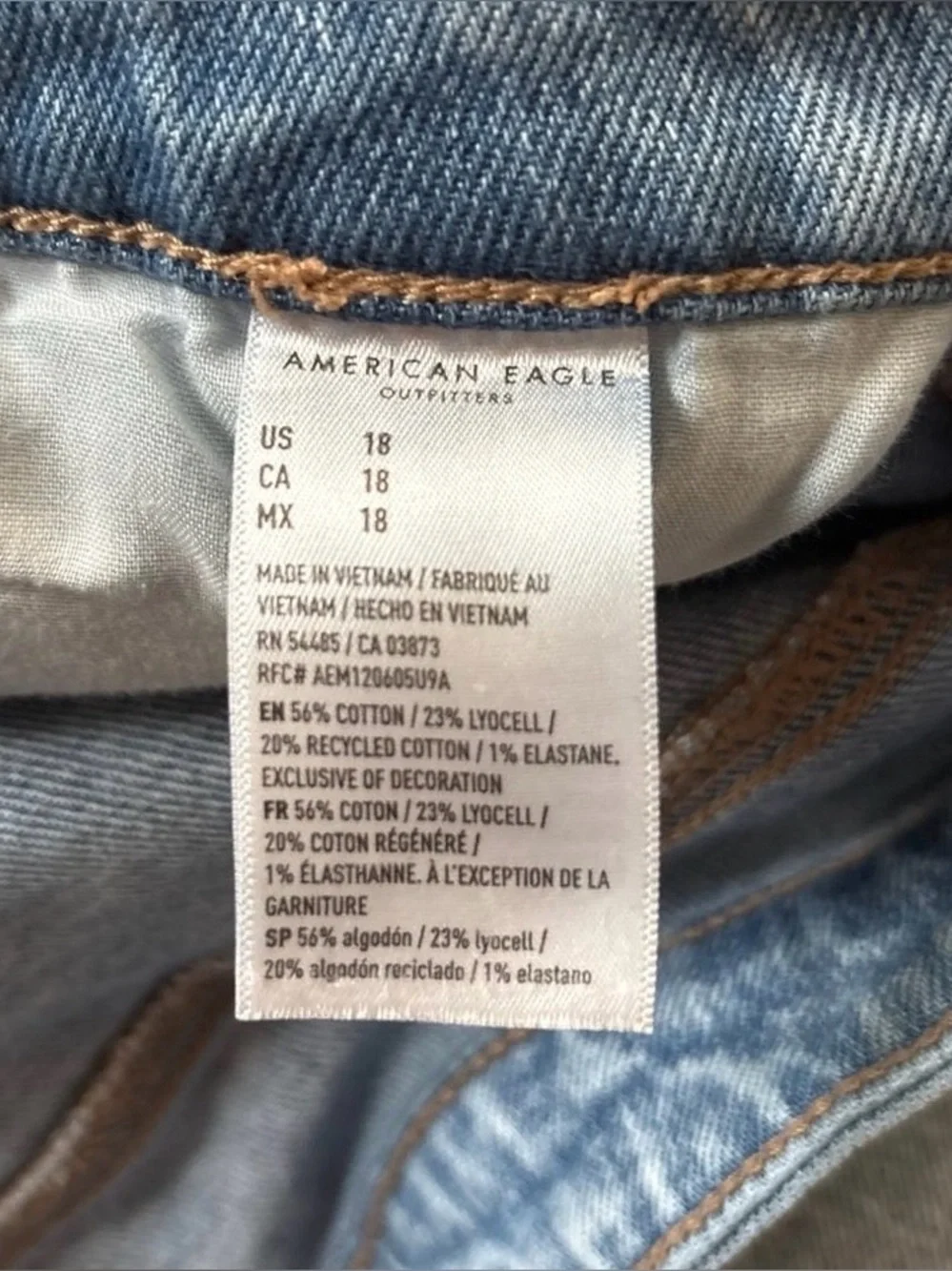 American Eagle Outfitters high rise
