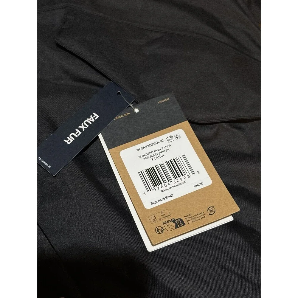 The North Face new tags