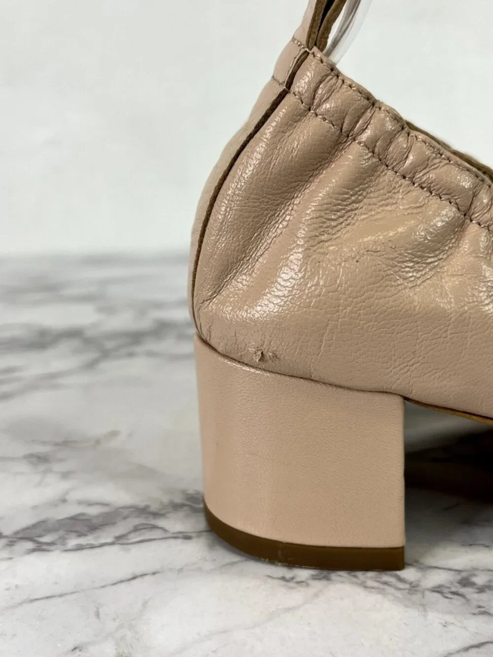 Everlane Women's Pale Rose The Italian Leather Day Heel Sz 5
