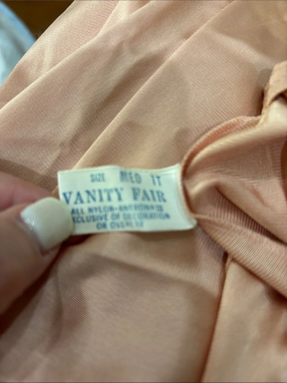Vanity Fair soft satin