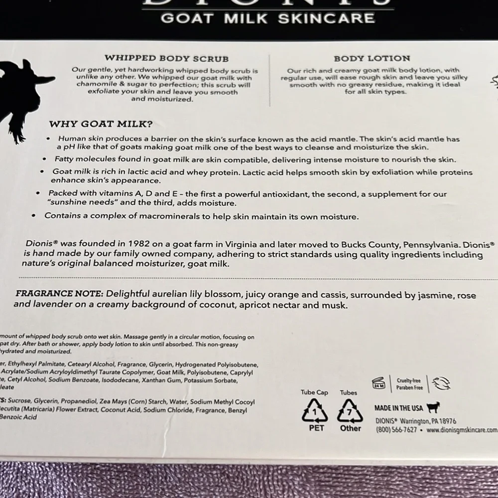 N/A goat milk