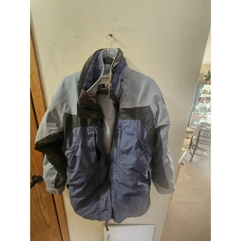 Columbia Women's Interchange 3-in-1 Full Zip Jacket Blue Gray Size S