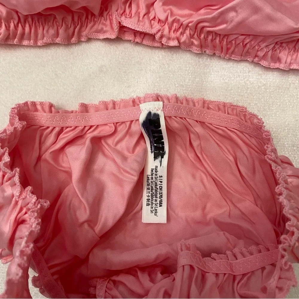 PINK Victorias Secret chic ruffled