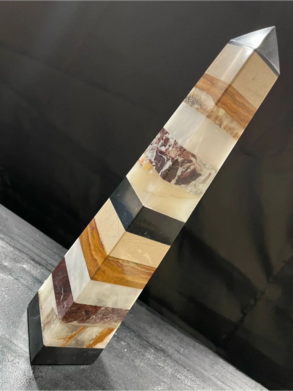 Crystals decorative striped