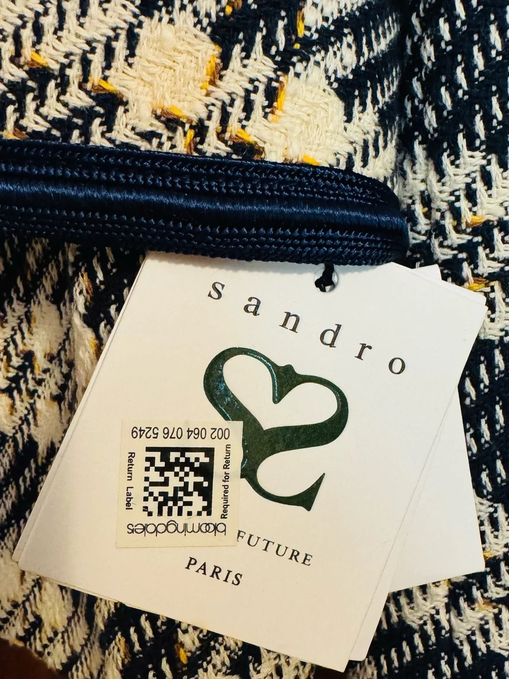 Sandro cropped tweed