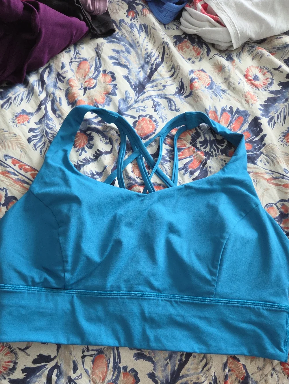 Lululemon Free To Be Serene Long Line Bra 12 Energy Align